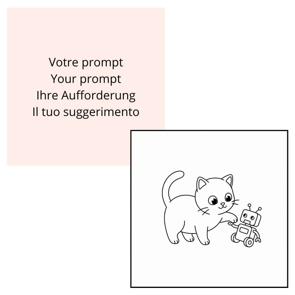 Esempio: descrizione verso disegno da colorare