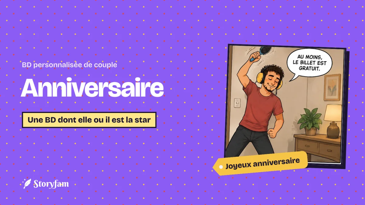 BD personnalisée : un cadeau d'anniversaire pour son copain ou sa copine