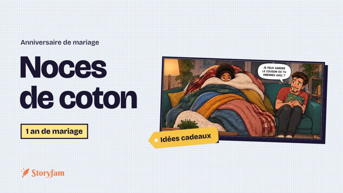 Noces de coton : fêter 1 an de mariage