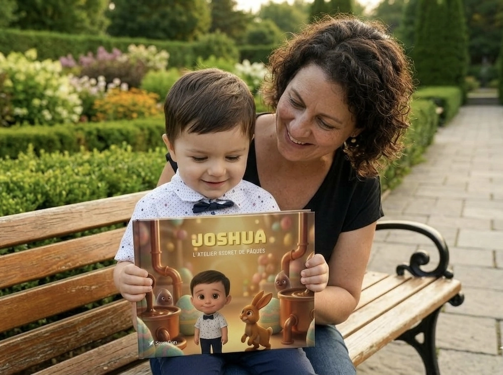 Livre personnalisé mettant en vedette un enfant