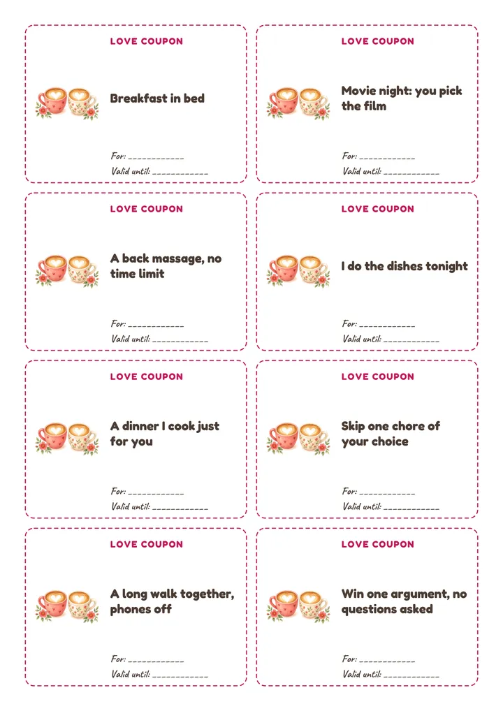 Printable: Two Coffees