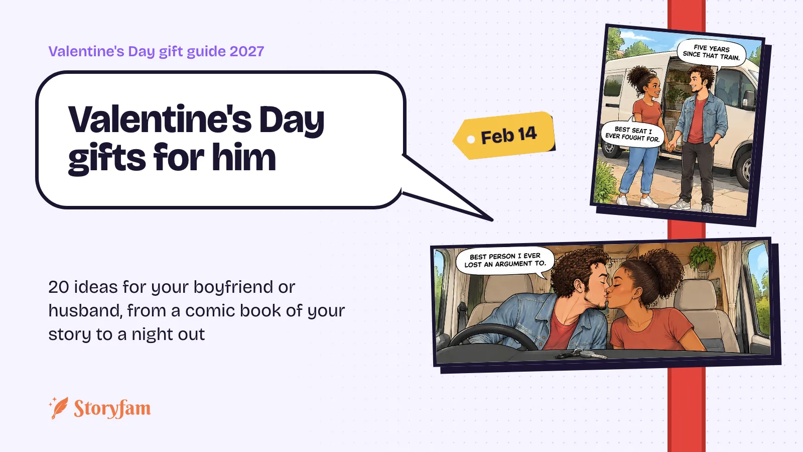 Valentine's Day gifts for him: 20 ideas for your boyfriend or husband