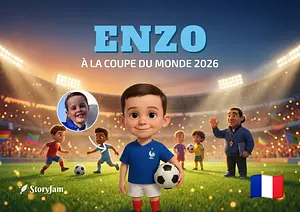 Personalized book for Enzo