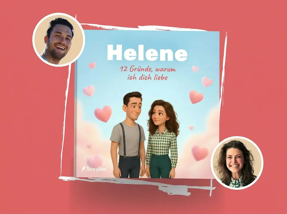 Personalisiertes Buch - 12 Gründe, warum ich dich liebe