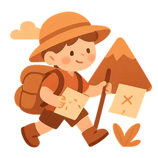 Icône de la valeur éducative Aventure