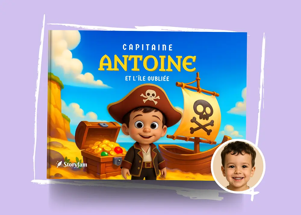 Livre personnalisé - L'Île Oubliée des Pirates