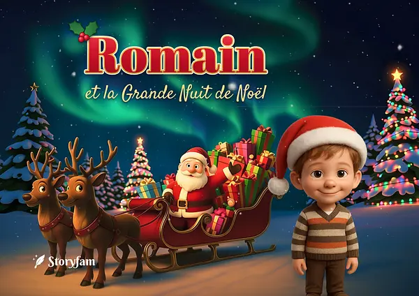 Couverture du livre personnalisé sur le thème Contes de Noël