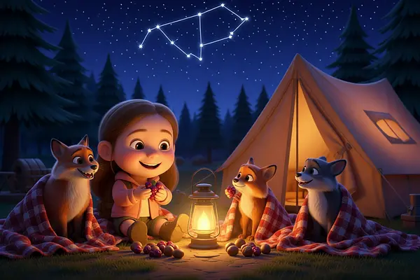 Illustration d'une page interne du livre personnalisé au sujet de Animaux de la forêt
