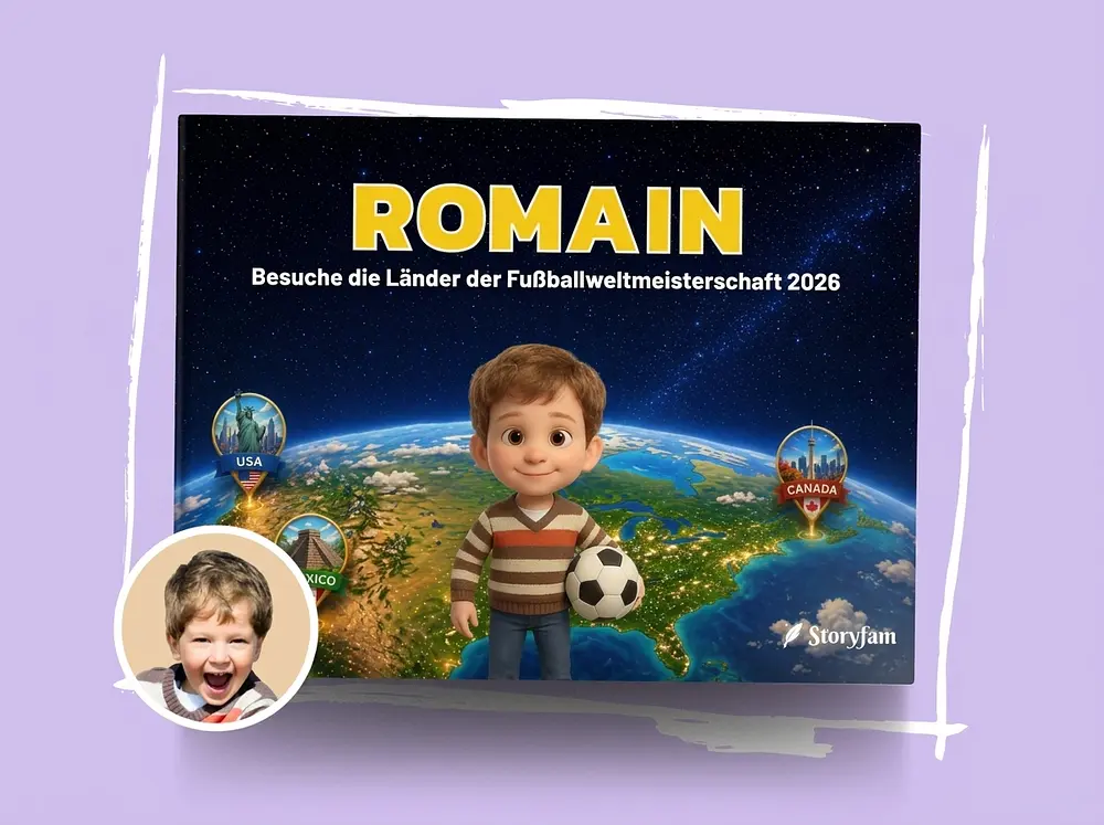 Personalisiertes Buch - Eine Reise um die Welt des Fußballs