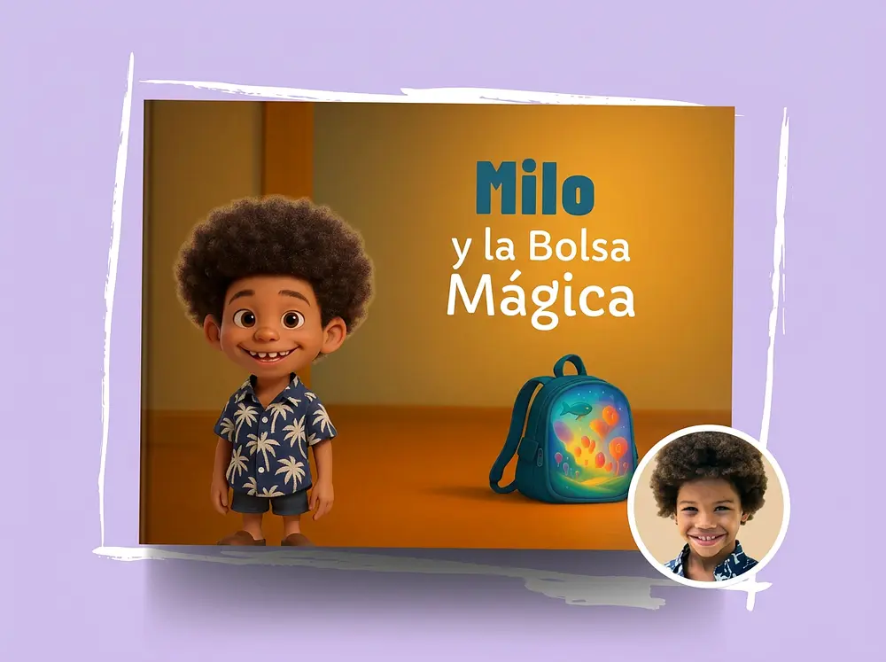 Libro personalizado - La bolsa mágica