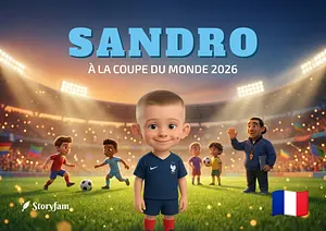 Personalized book for Sandro 