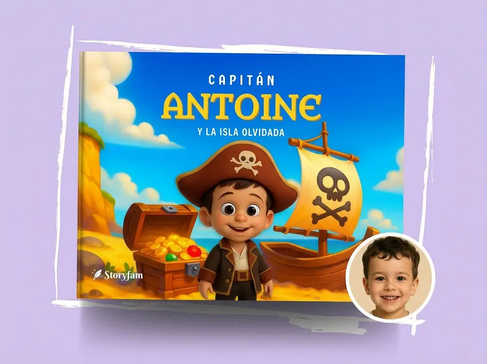 Libro personalizado - La isla olvidada de los piratas