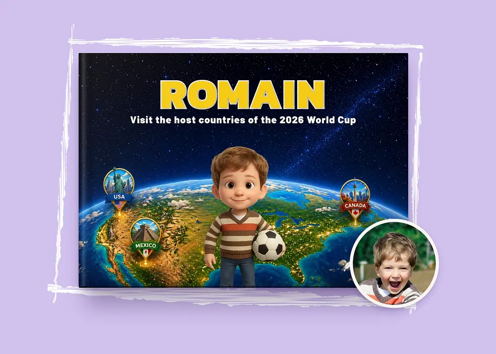 Personalized book - Around the World in Soccer