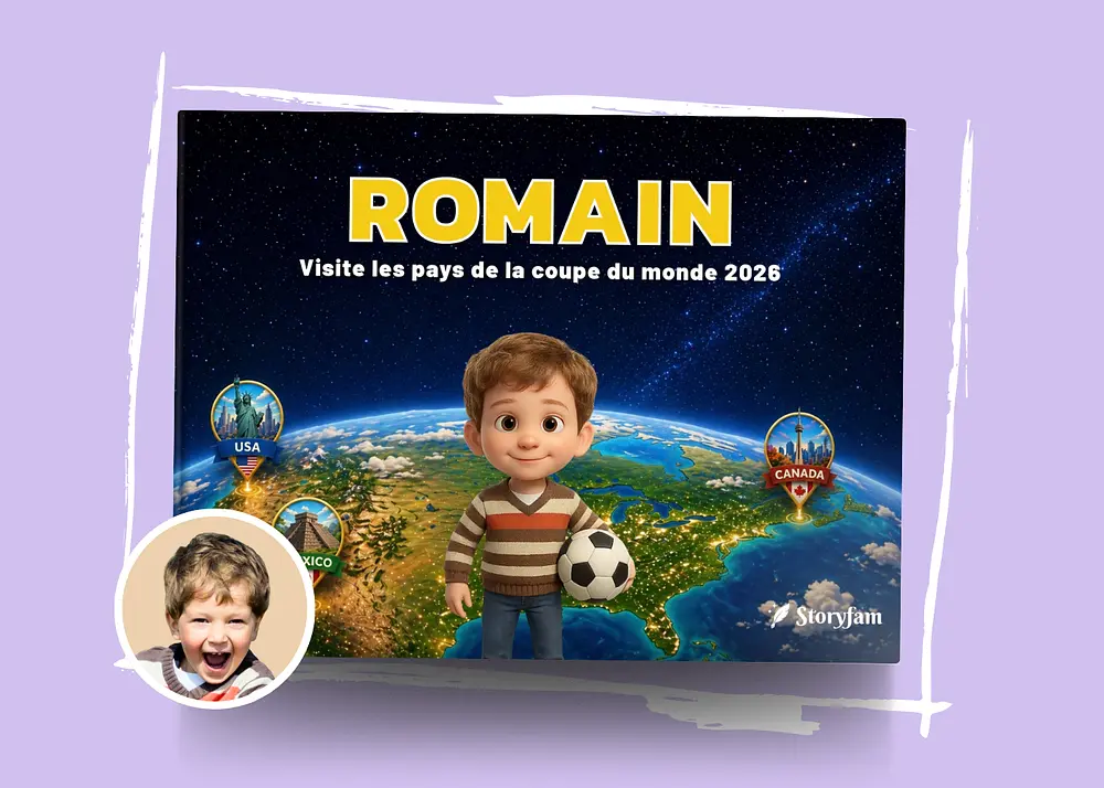 Livre personnalisé - Le Tour du Monde du Foot