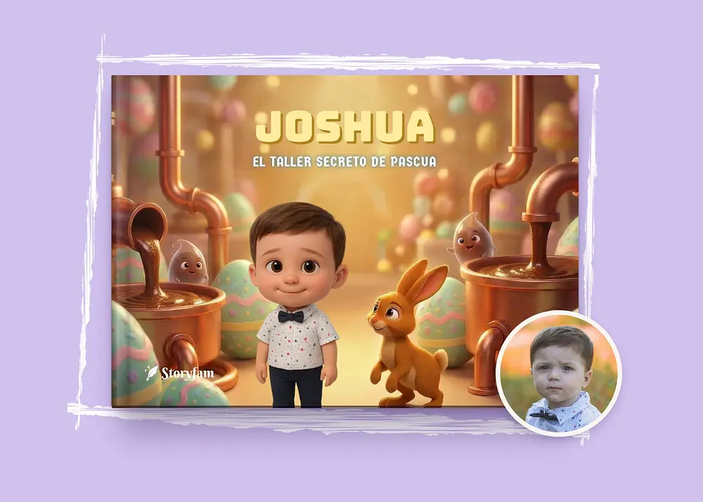 Libro personalizado - El taller secreto de Pascua
