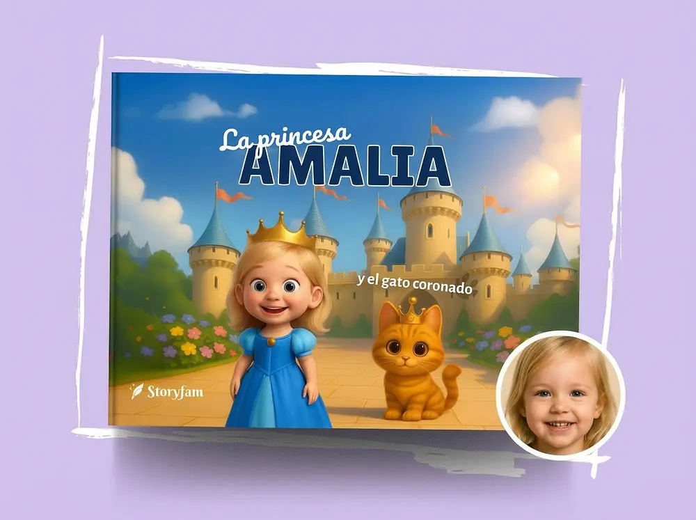 Libro personalizado - La princesa y el gato