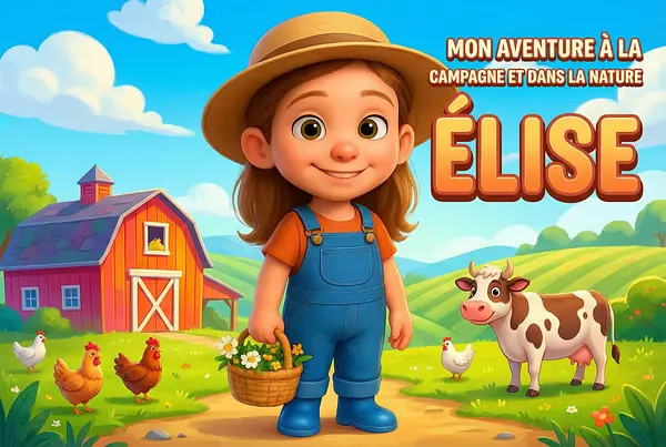 Couverture du livre personnalisé sur le thème Campagne et nature