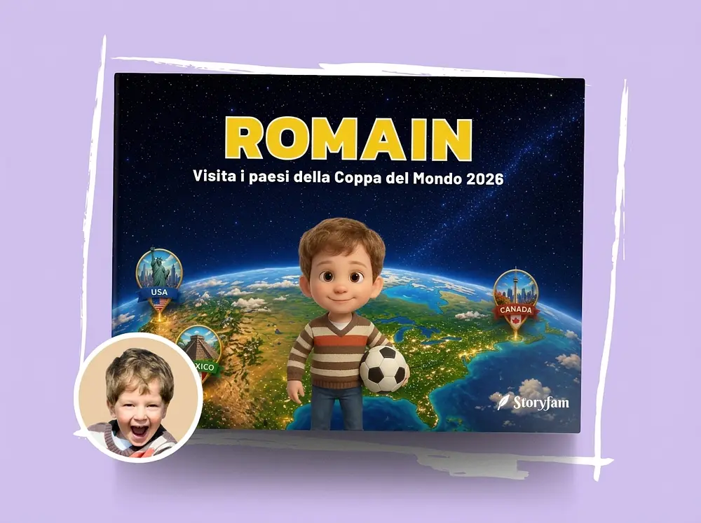 Libro personalizzato - Il giro del mondo del calcio