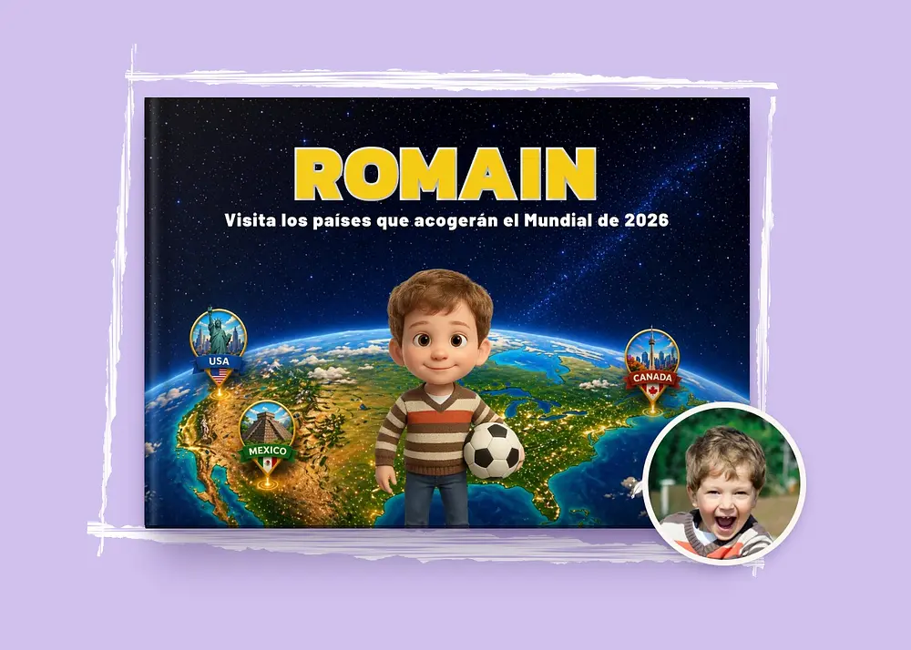 Libro personalizado - La vuelta al mundo del fútbol