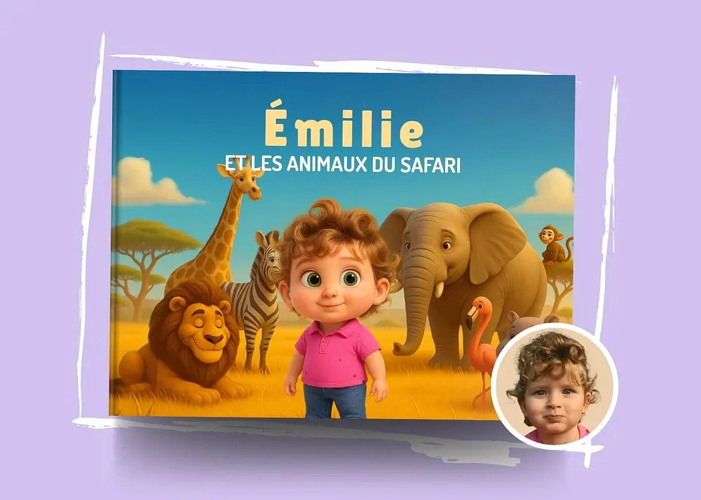 Livre personnalisé - Le Safari Extraordinaire