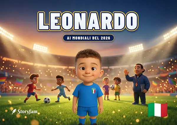 Copertina del libro personalizzato sul tema Calcio