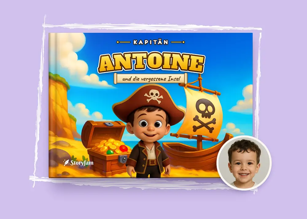 Personalisiertes Buch - Die vergessene Insel der Piraten