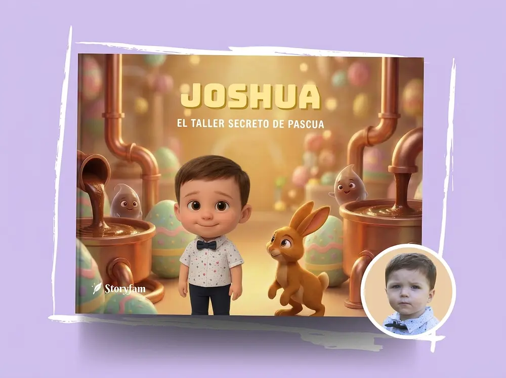 Libro personalizado - El taller secreto de Pascua