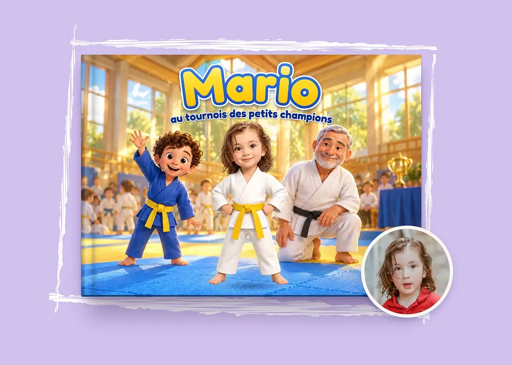 Livre personnalisé - Le tournoi des petits champions