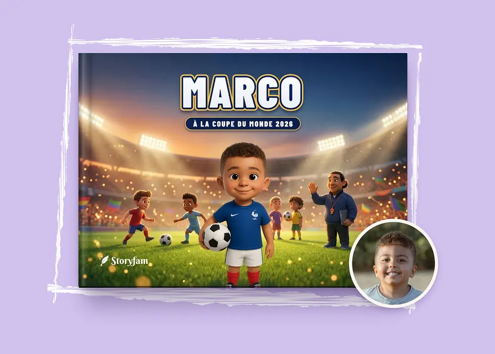 Livre personnalisé - À la Coupe du Monde 2026