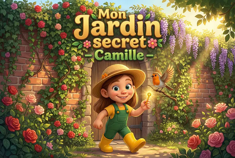 Copertina del libro personalizzato sul tema Giardino segreto