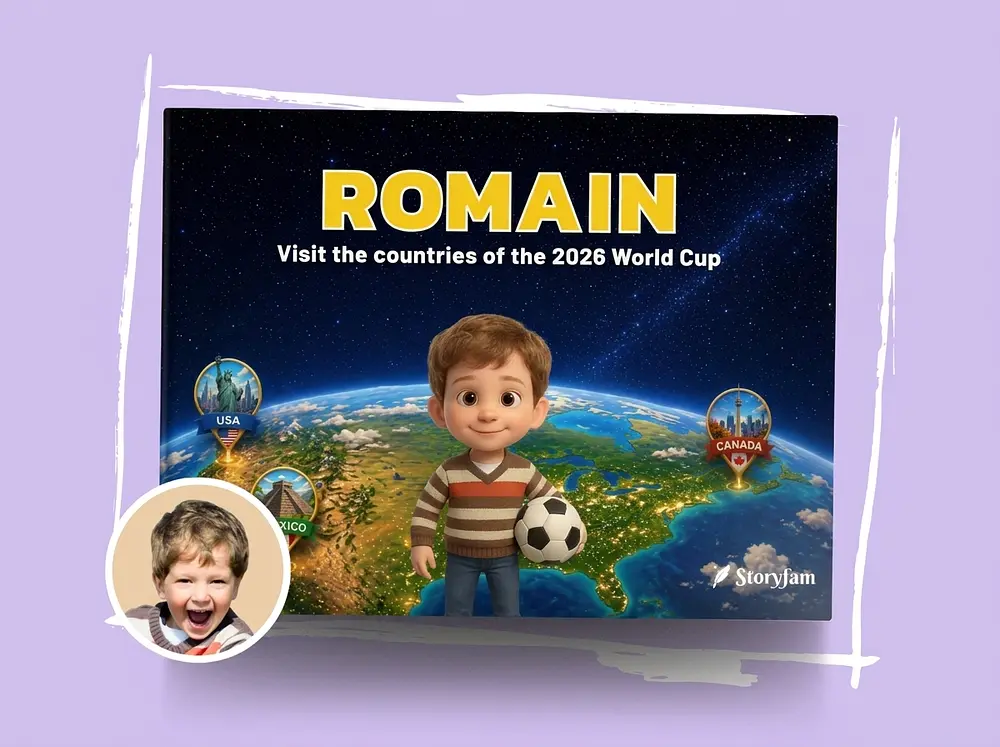 Personalized book - Around the World in Soccer