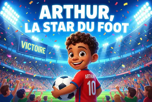 Couverture du livre personnalisé sur le thème Foot