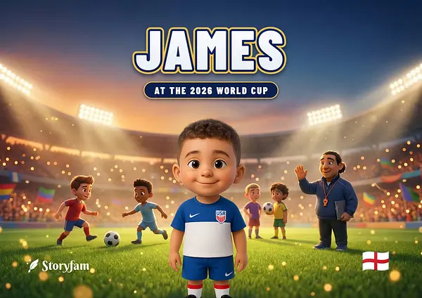 Personalized book cover on theme Soccer