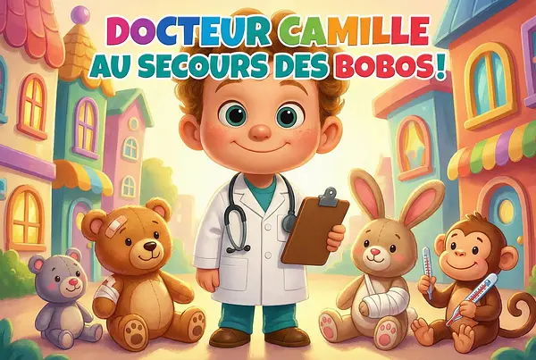 Couverture du livre personnalisé sur le thème Médecins
