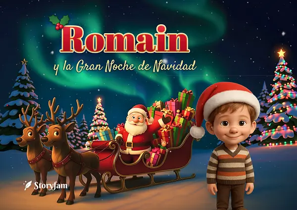 Portada del libro personalizado sobre el tema Cuentos de Navidad