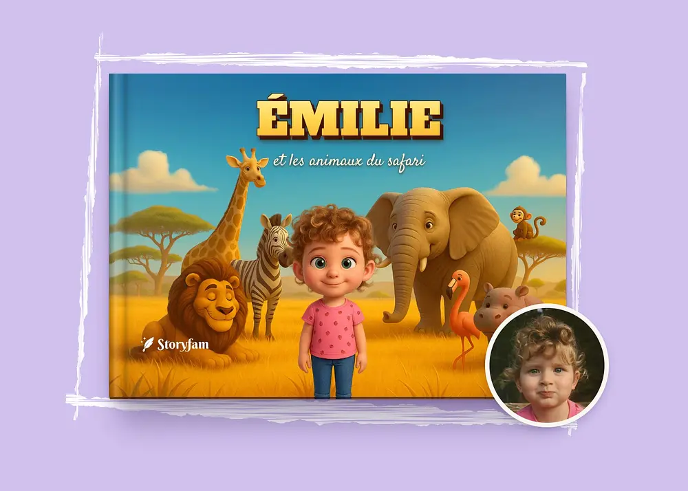 Livre personnalisé - Le Safari Extraordinaire