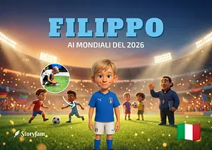 Personalized book for Filippo