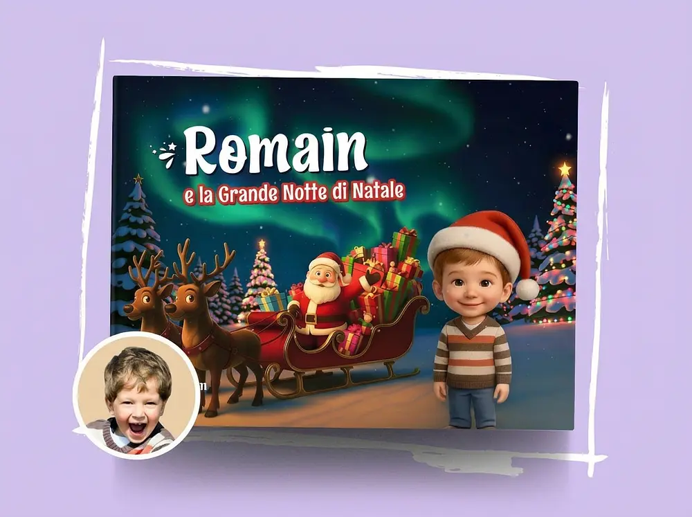 Libro personalizzato - La grande notte di Natale