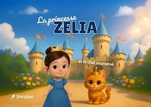 Livre personnalisé de Zélia 