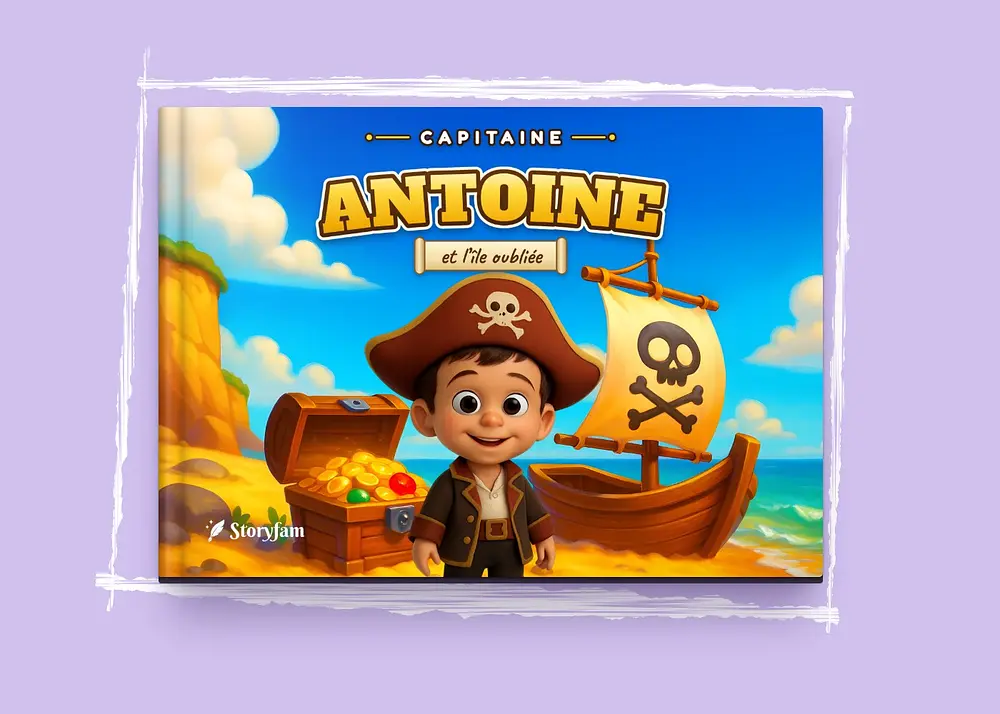 Livre personnalisé - L'Île Oubliée des Pirates