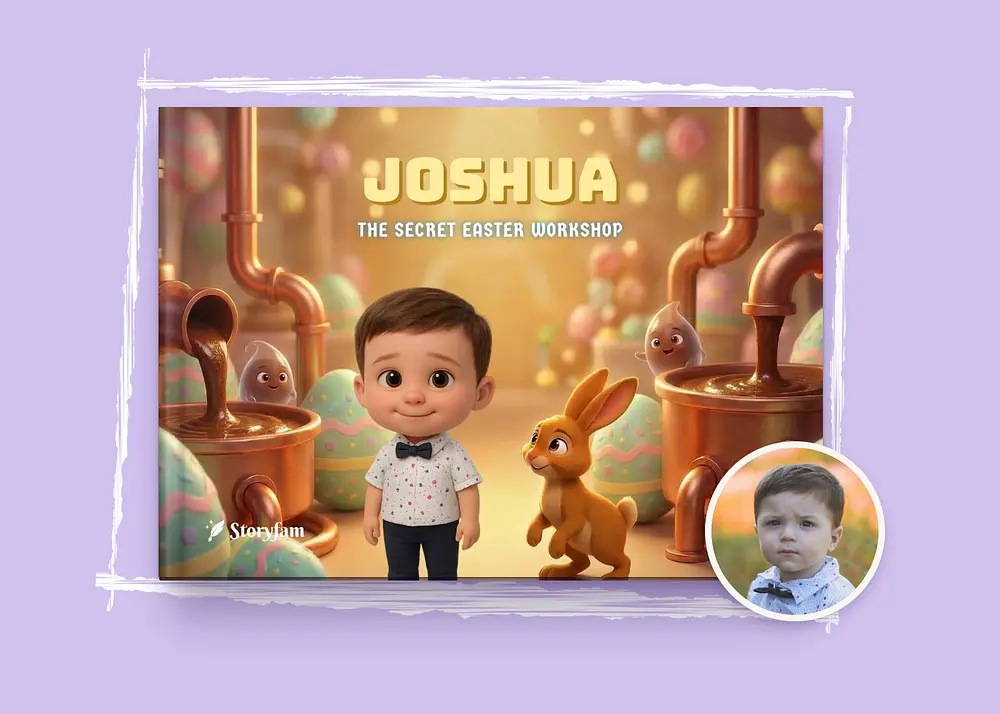 Personalized book - The Secret Easter Workshop
