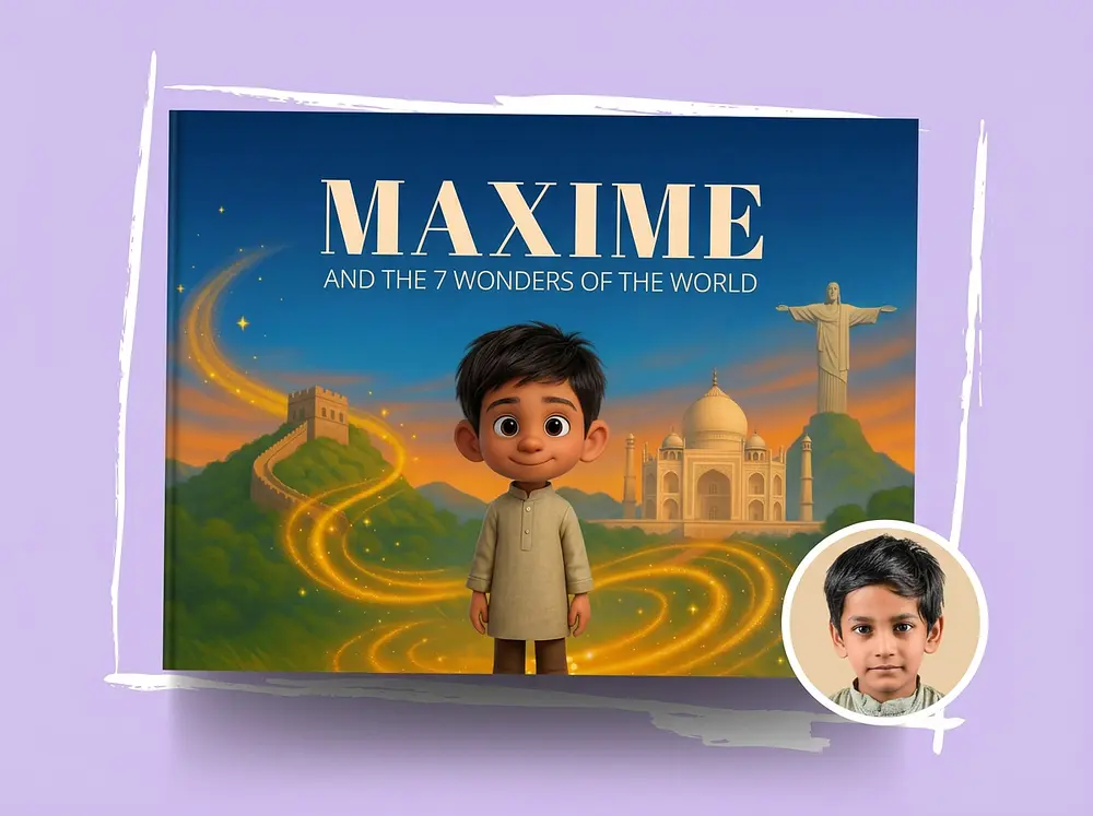 Personalized book - Journey to the 7 Wonders