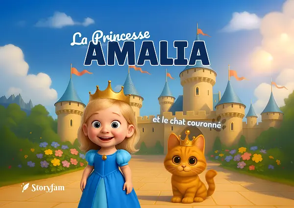 Couverture du livre personnalisé sur le thème Princesses