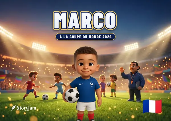 Couverture du livre personnalisé sur le thème Foot