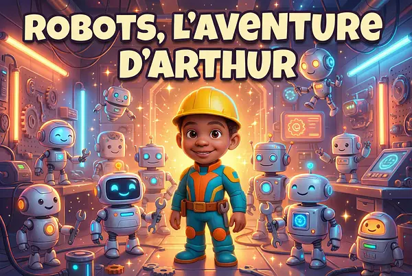 Copertina del libro personalizzato sul tema Robot