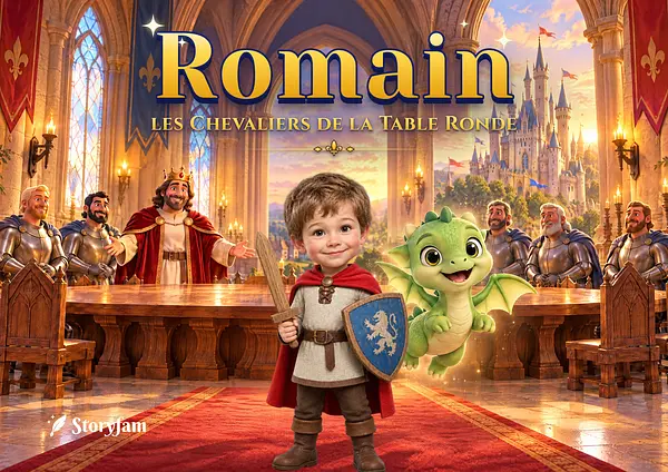 Couverture du livre personnalisé sur le thème Chevaliers