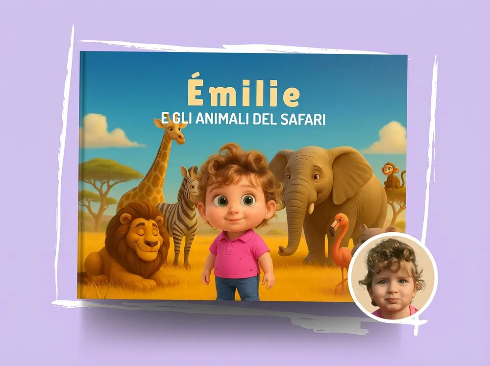 Libro personalizzato - Lo straordinario safari