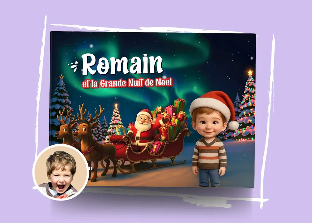 Livre personnalisé - La Grande Nuit de Noël